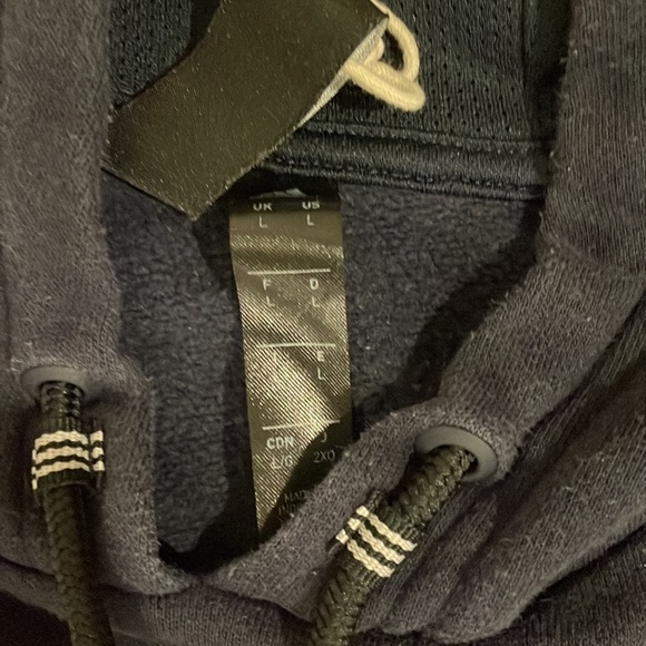 Large Navy/Orange Adidas sweatshirt - Picture 2 of 2